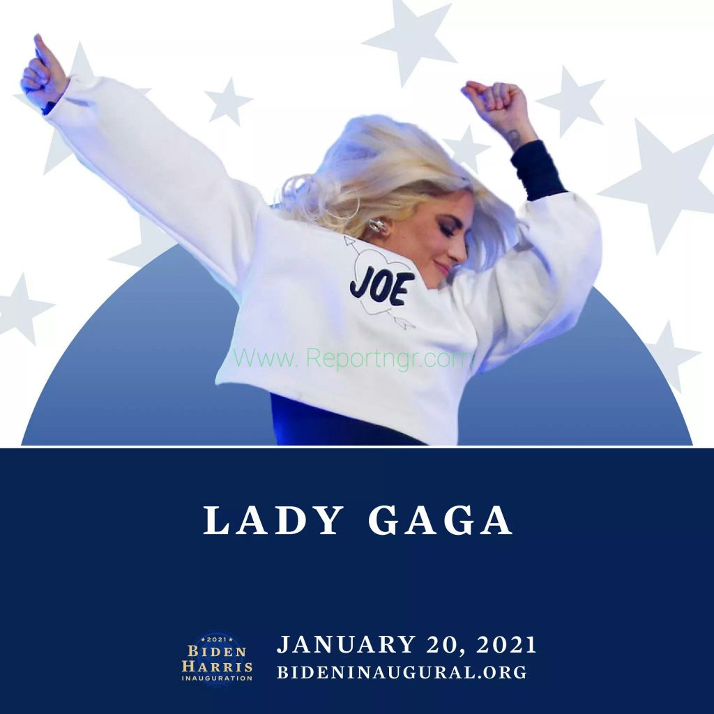 Lady Gaga and Jennifer Lopez are to perform at Joe Biden inauguration on 20th of January 2021 