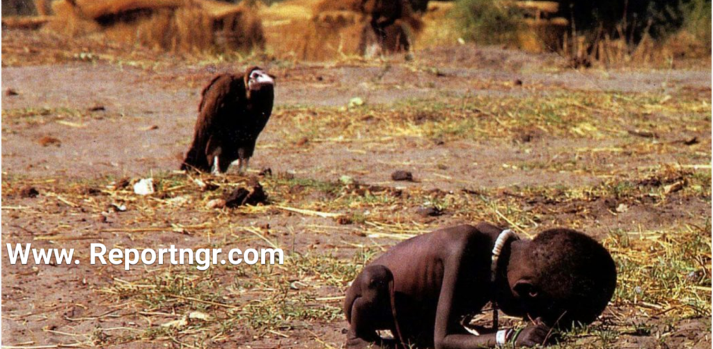 Kevin Carter, the vulture and the girl