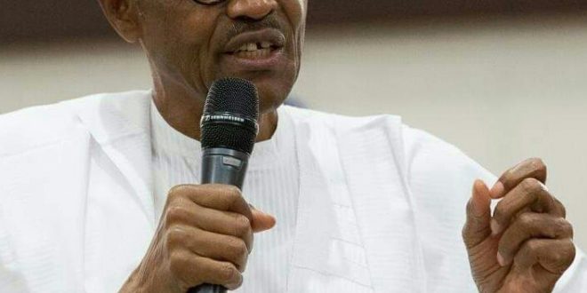 Nigerian president Mohammadu Buhari