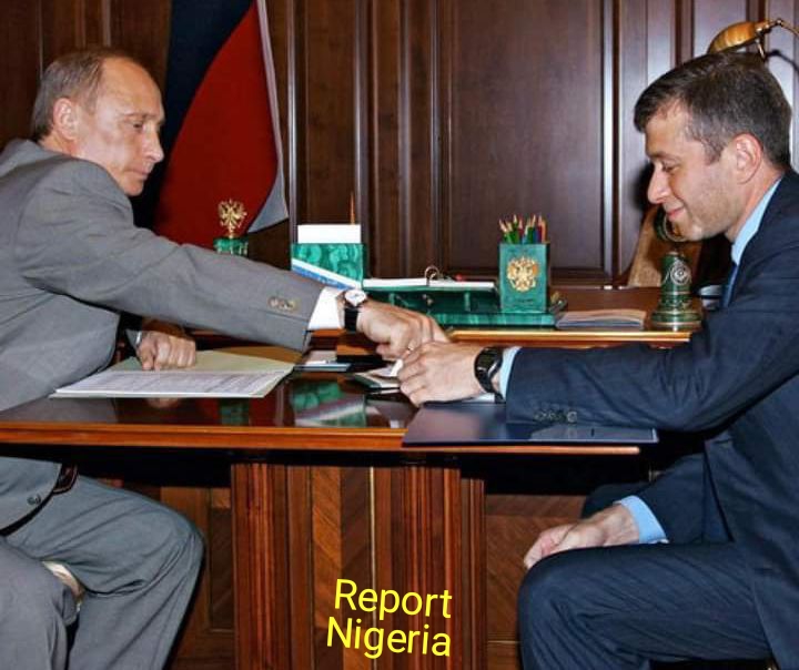 Roman Abramovich and Russian President Putin