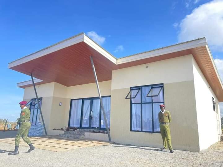 The Kenyan government built an emergency house for Kelvin's family before his burial. The house cost the government Ksh7M. 