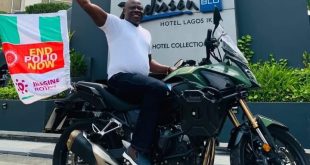 Kunle Adeyanju the Nigerian biker