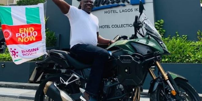 Kunle Adeyanju the Nigerian biker
